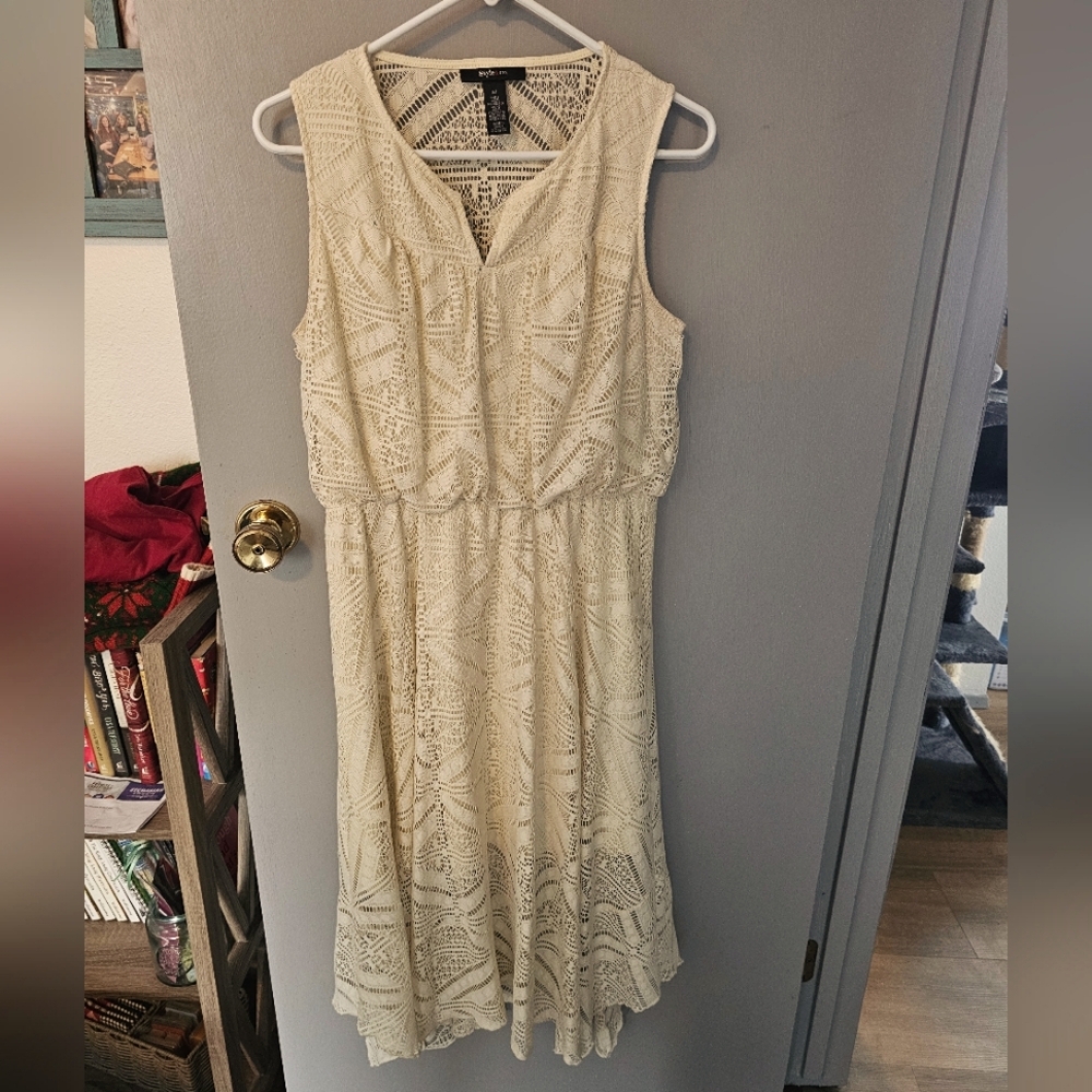 Macrame Dress, Size Medium